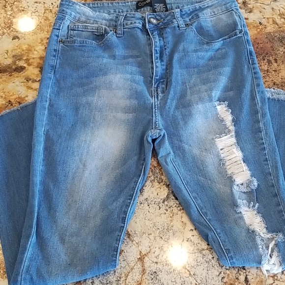 Sz 13/14 CoverGirl Distressed Jeans - Picture 3 of 5